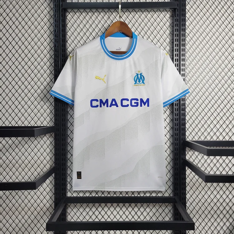 Olympique Marseille Home Shirt Kit 2023-2024 - White