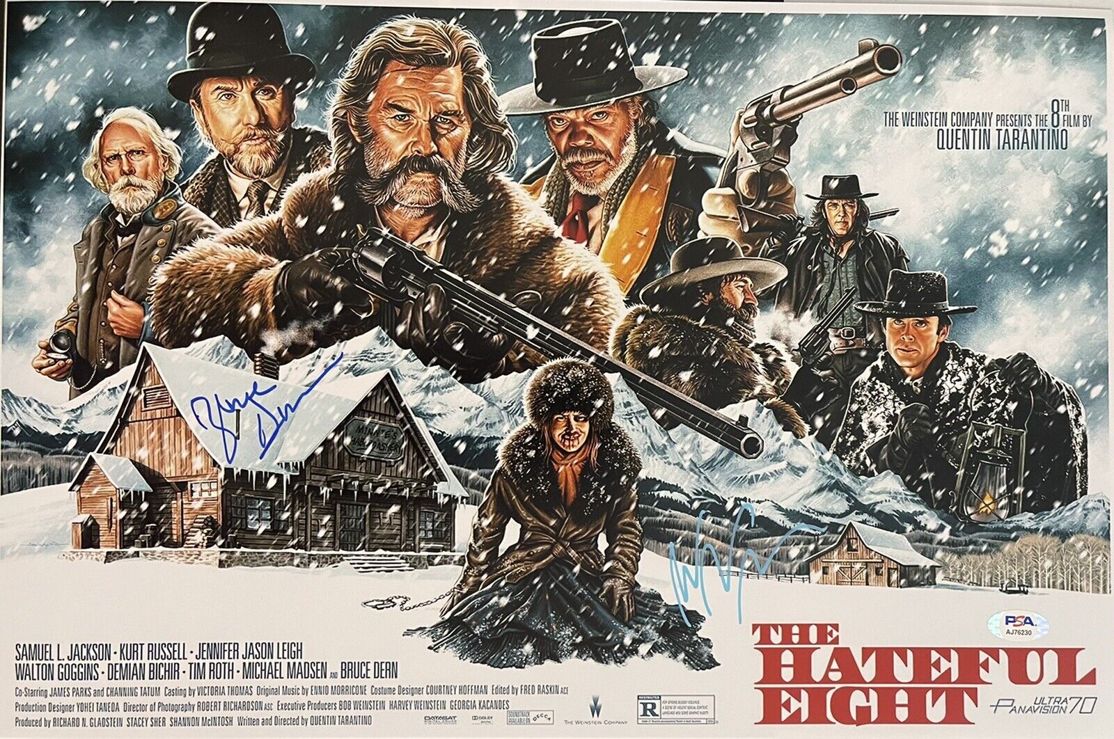 Jennifer Jason Leigh Signed Autographed 12x18 Photo Poster painting Hateful Eight PSA/DNA