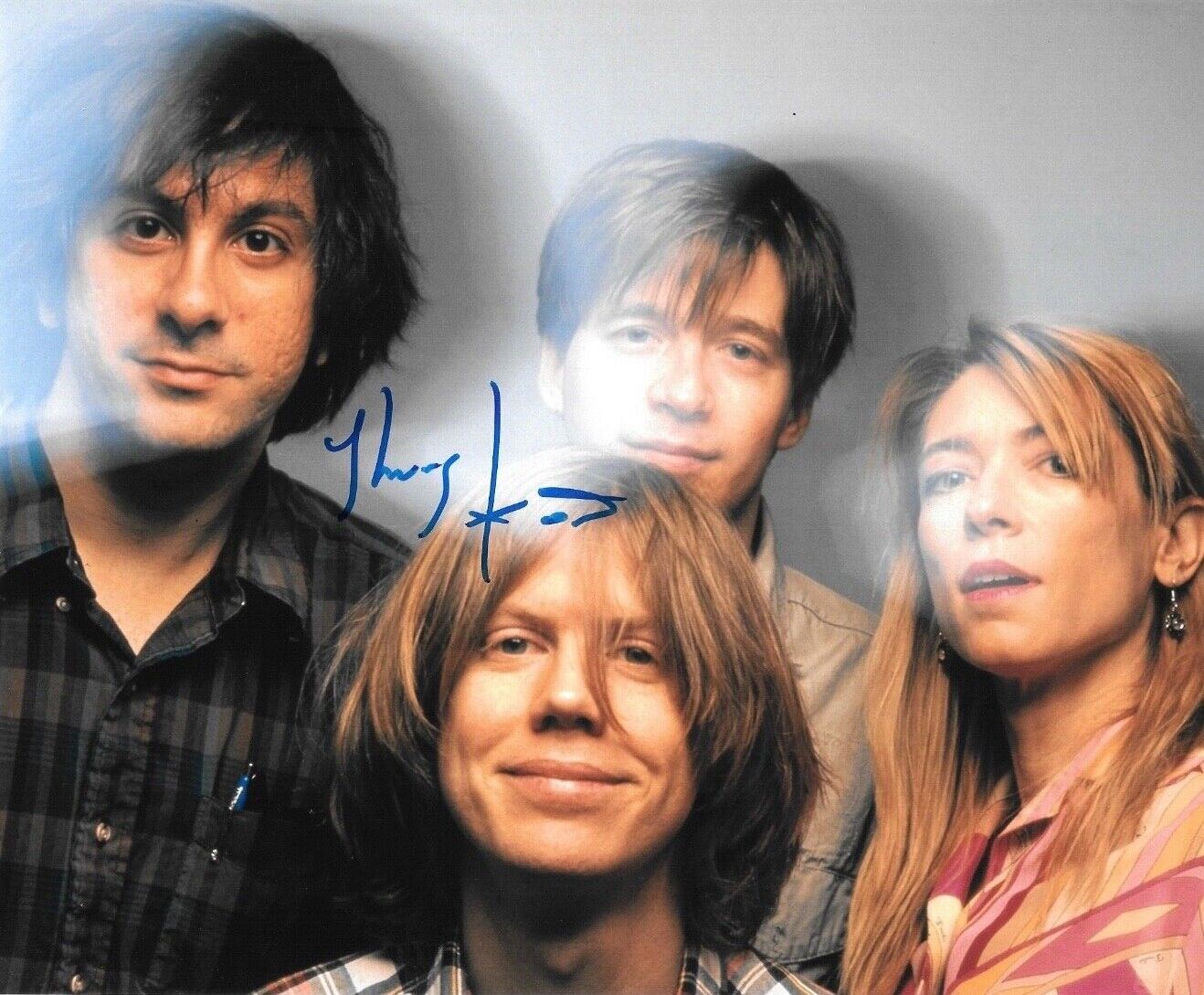 * THURSTON MOORE * signed 8x10 Photo Poster painting * SONIC YOUTH * 11