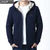 Men's New Hooded Sherpa Casual Jacket