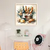 Bread And Beverages-11CT Stamped Cross Stitch 40*40cm/15.75*15.75in tapestrymarket