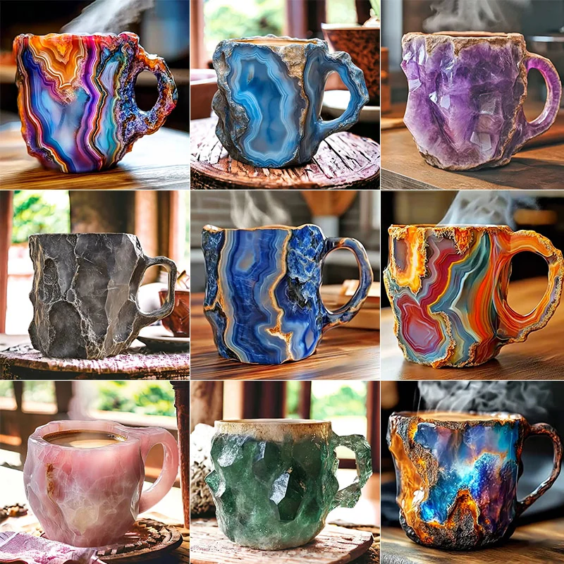 ☕2025 New Year's Sale 49% Off 🎁2024 New Mineral Crystal Coffee Mugs