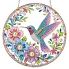 Hummingbird DIY Diamond Painting Pendant Art 9.41x8.78inch