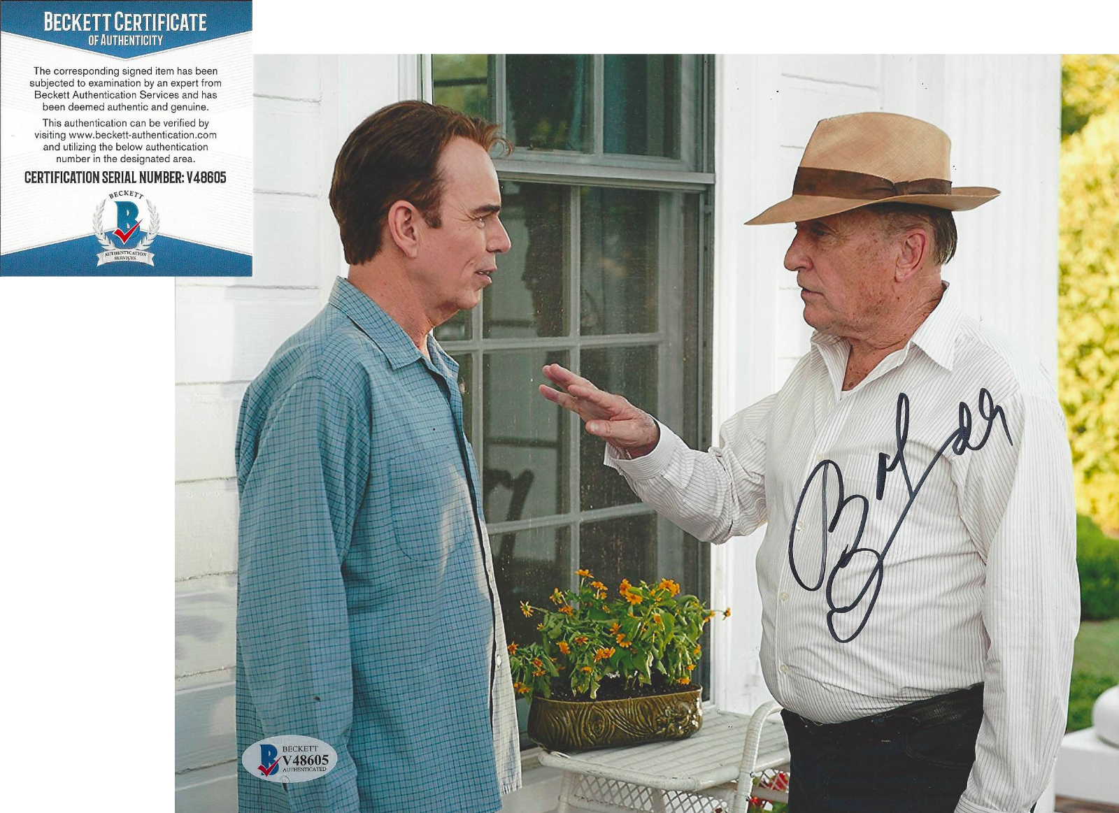 ROBERT DUVALL SIGNED 'THE JUDGE' 8x10 MOVIE Photo Poster painting 2 ACTOR BECKETT COA BAS