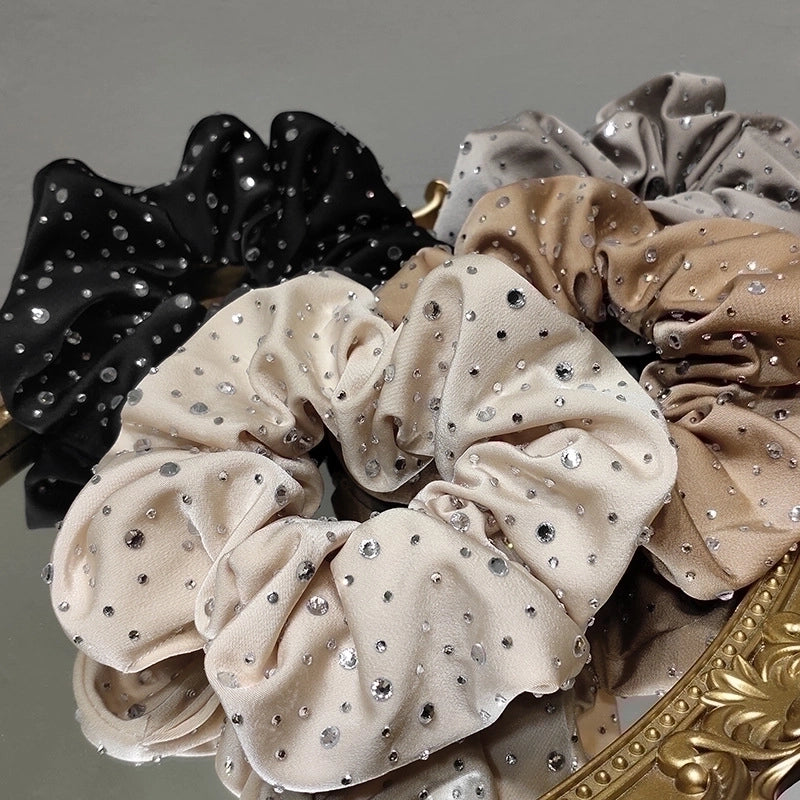 Korean Flashing Diamond Hair Scrunchies