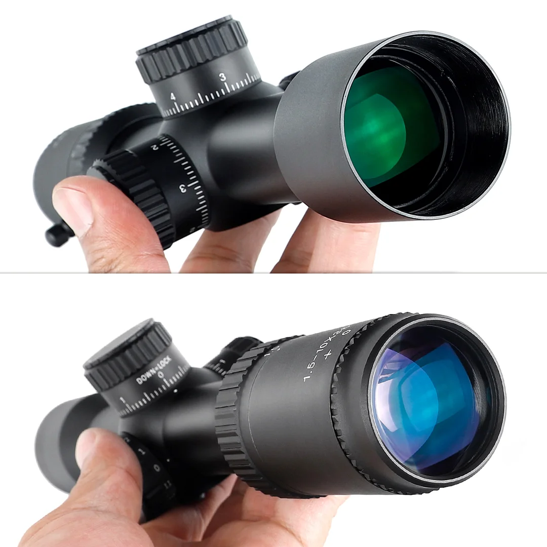 ohhunt® 1.5-10X36 IR 30MM SFP Red Illuminator Long Eye Relief Scope