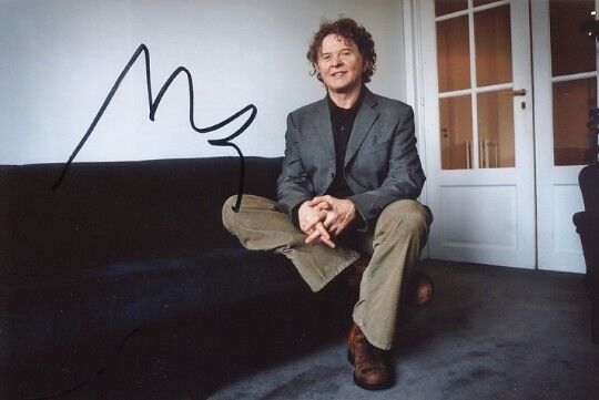 Mick Hucknall 1960- genuine autograph IN PERSON signed 5x7