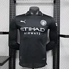 2025/2026 Long Sleeve Player Version Manchester City Third Away Football Shirt 1:1 Thai Quality