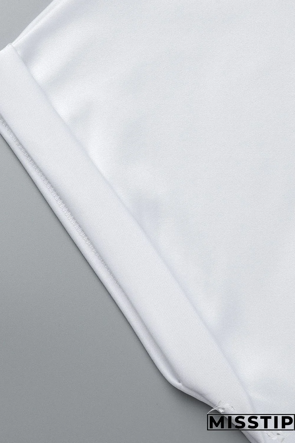 Red Fashion Casual Solid Patchwork Asymmetrical Oblique Collar Tops