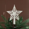 Beautiful Christmas's Tree Top Decor Hollow Star