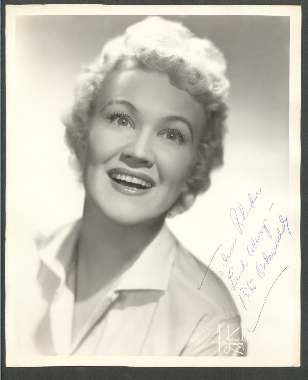 Bibi Osterwald - Signed Vintage Celebrity Autograph Photo Poster painting - As good as it gets