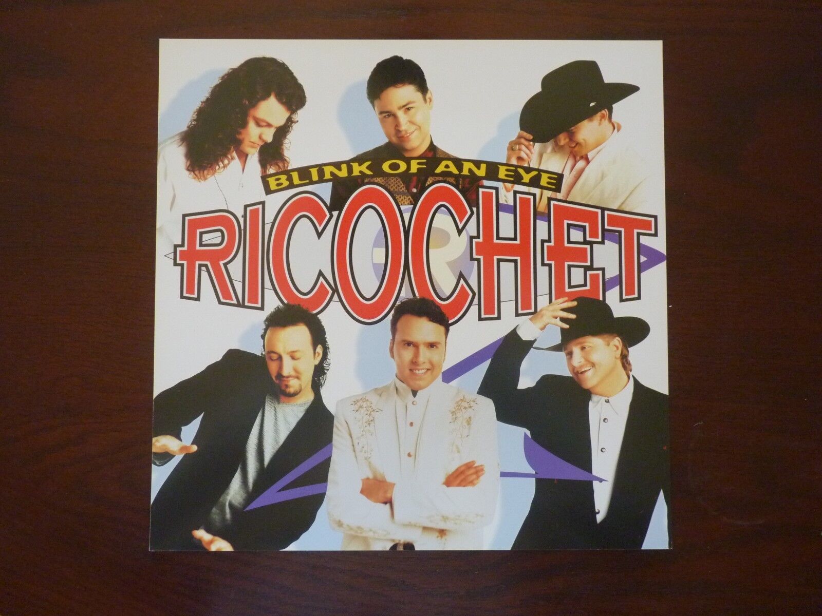 Ricochet Blink of an Eye 1997 LP Record Photo Poster painting Flat 12x12 Poster