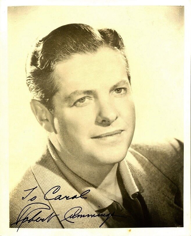 Handsome Vintage ROBERT CUMMINGS Signed Photo Poster painting