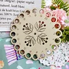 DIY Embroidered Hollow Thread Board Wooden Home Cross Stitch Sewing Tool