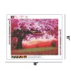 Pink Tree Landscape | Full Round Diamond Painting Kits