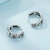 925 Sterling Silver Vintage Ethic Style Embellishedt Earrings