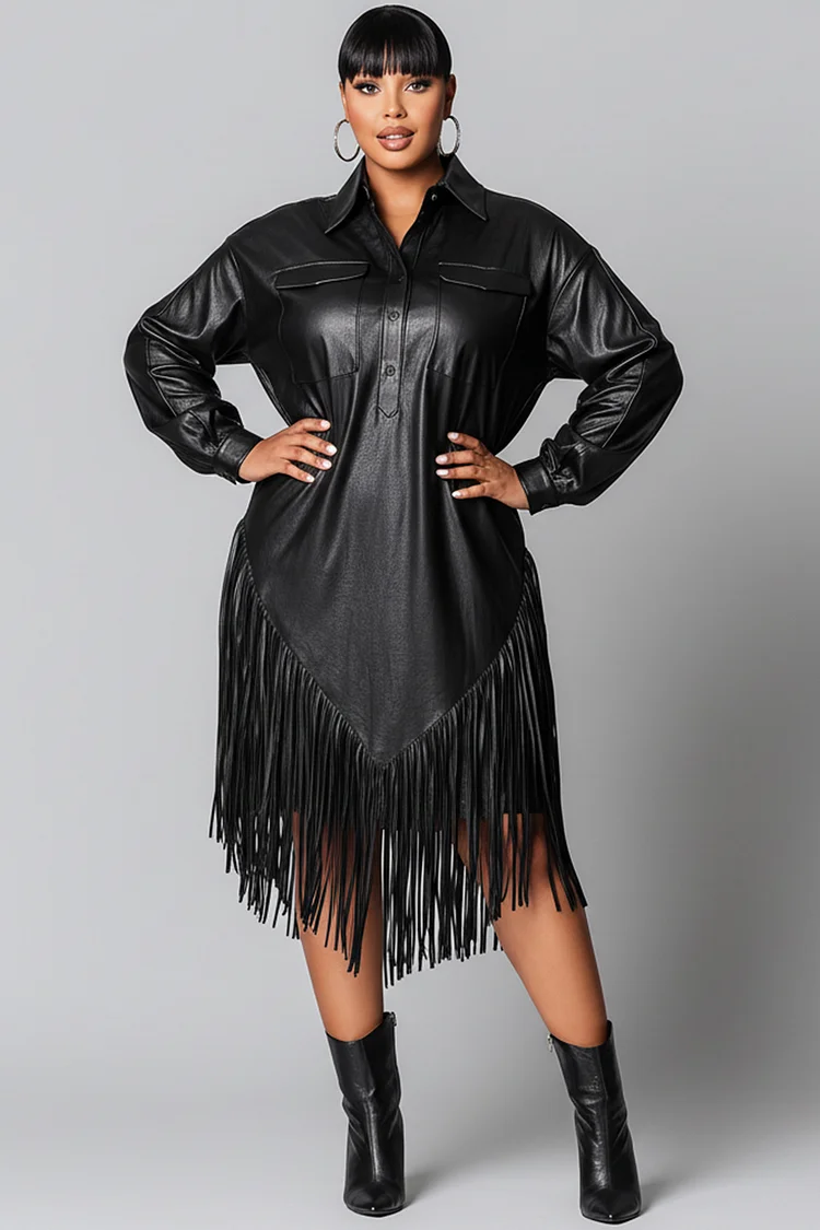 faux leather cami dress Black Faux Leather Cami Dress