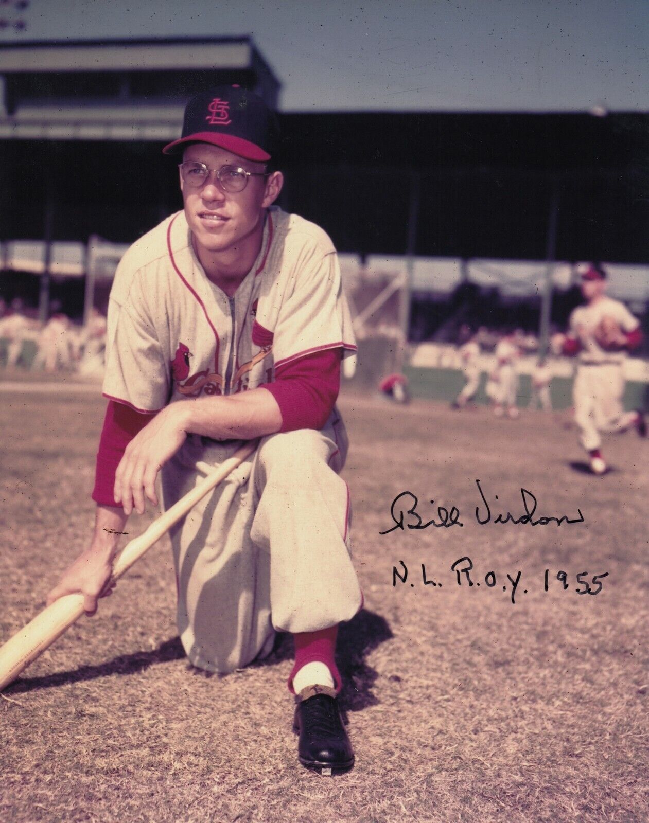 Bill Virdon #1 8x10 Signed Photo Poster painting w/ COA St. Louis Cardinals