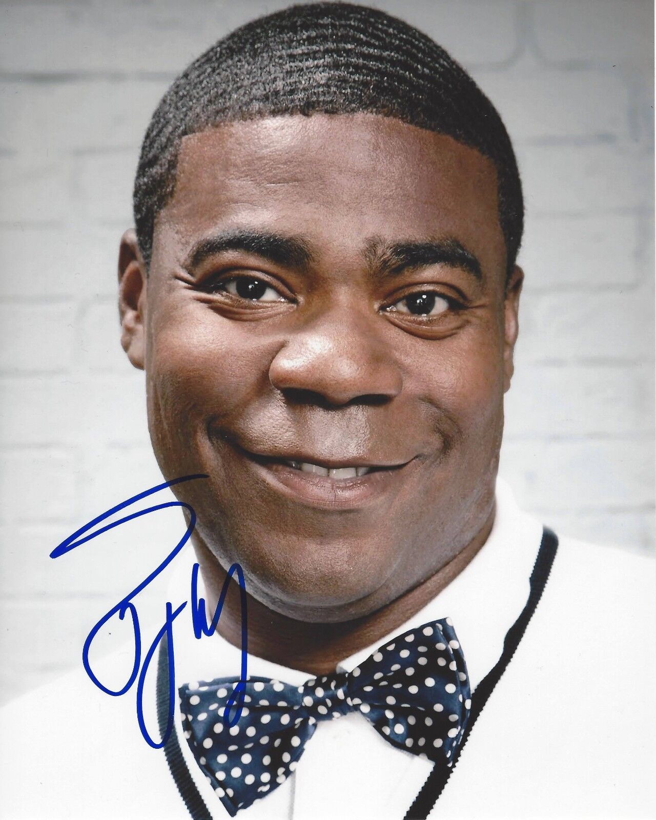 COMEDIAN TRACY MORGAN HAND SIGNED SNL 30 ROCK 8X10 Photo Poster painting A w/COA JORDAN NBC