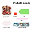 Diamond Painting Acrylic Heart Bear Desktop Diamond Art Tabletop Decor