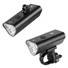 Digital Display Bicycle High-Beam Headlights Cycling Front Flashlight MTB Parts
