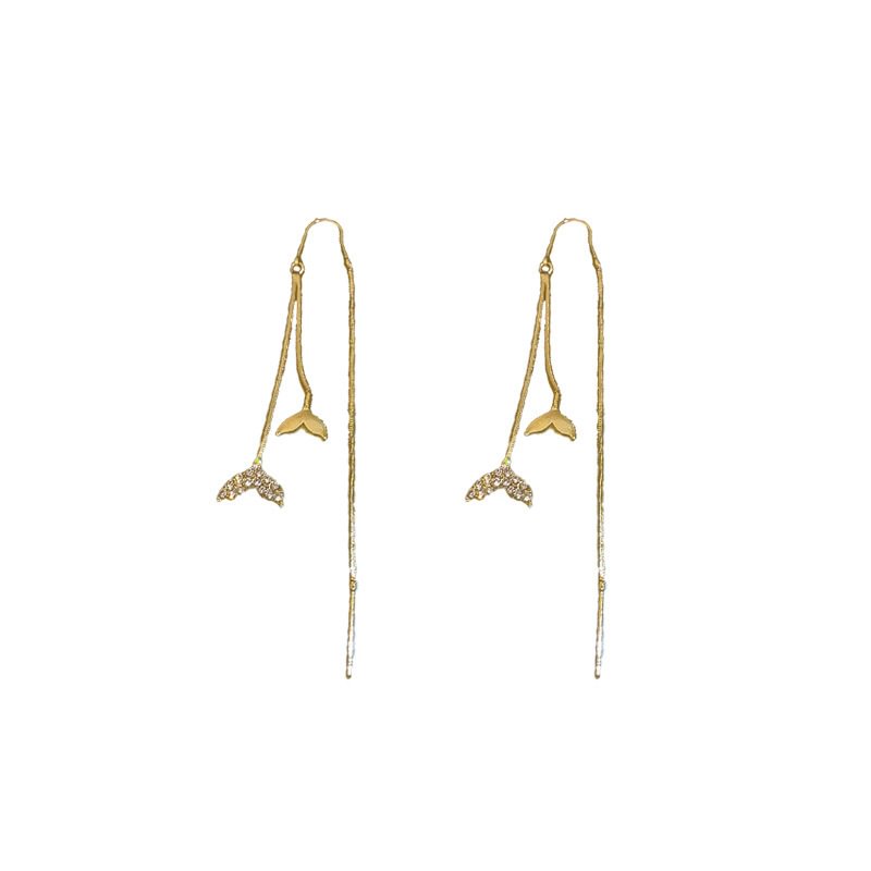 Needle Tassel Long Earrings | IFYHOME