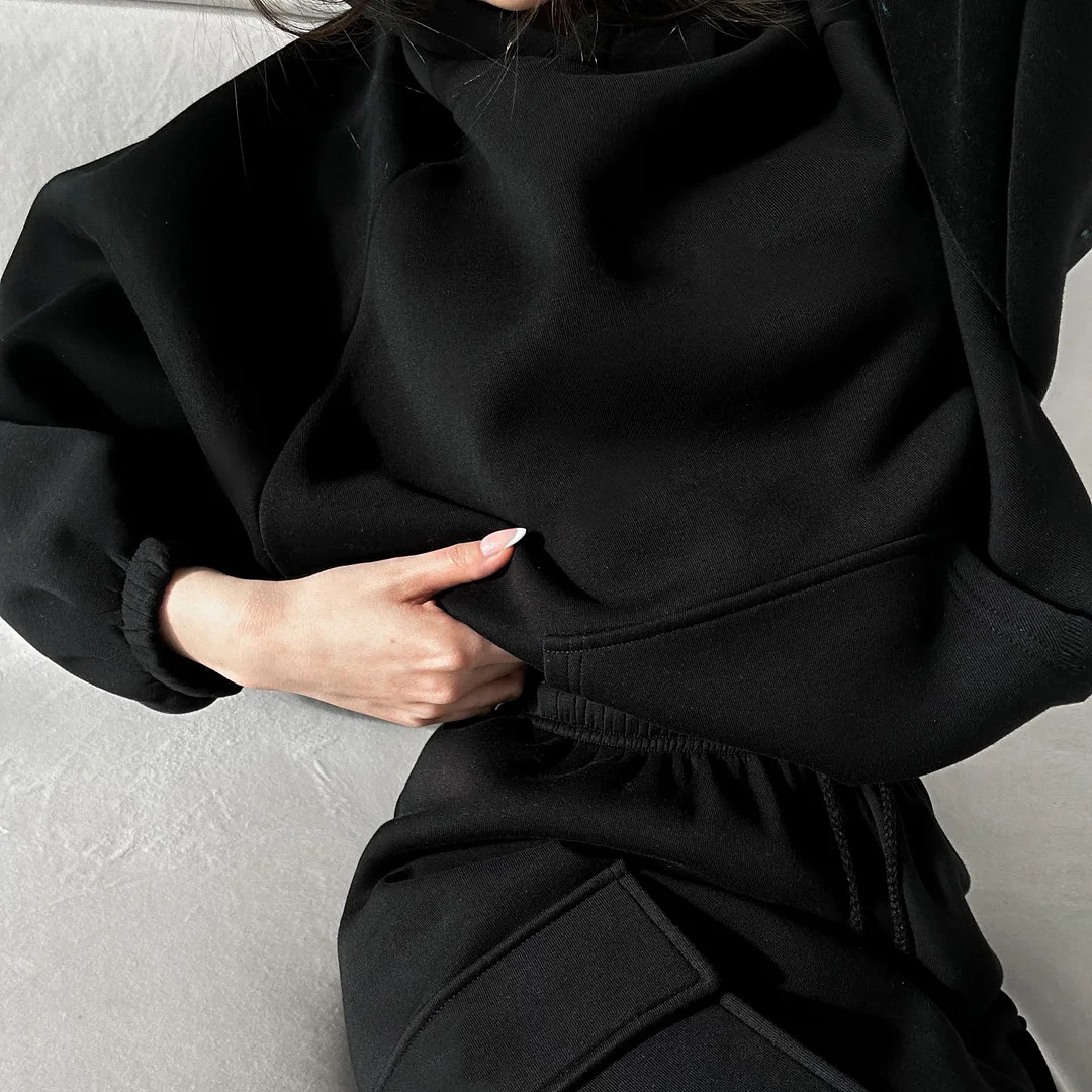 Women's Fashion Sports Casual Sweatshirt Set