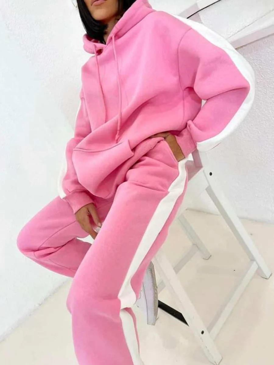 Long-sleeved Sweater and Trousers Two-piece Suit
