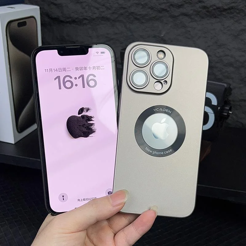 For iPhone 15/14 Series Hollow Out Frosted Mobile Phone Case