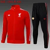 25/26 Liverpool Red long zipper  Training Jacket Set