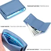 2025 New Genuine Leather RFID Blocking Card Holder Organizer Pocket Mini Wallet