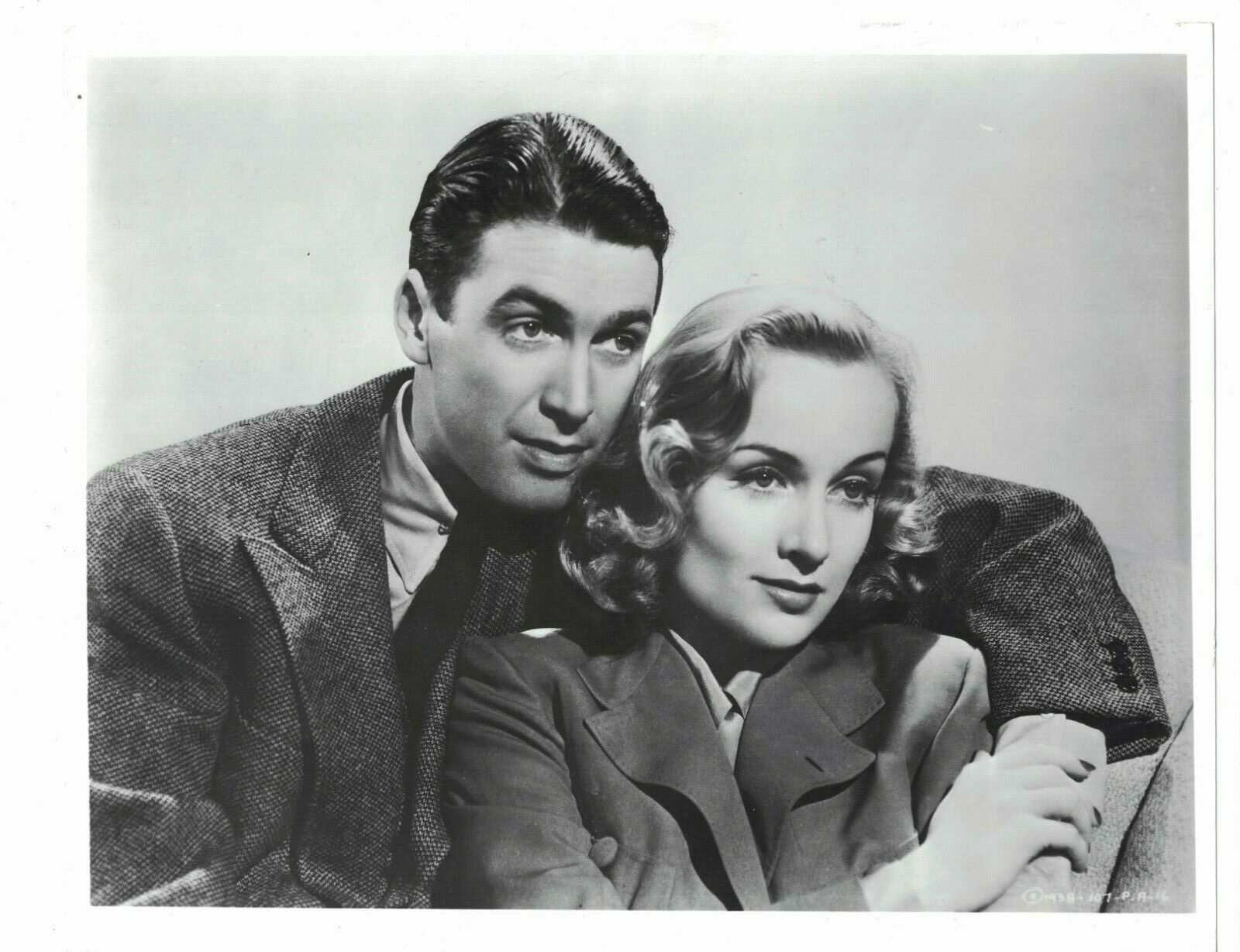 Jimmy Stewart & Carole Lombard Made For Each Other Original Movie Photo Poster painting CH28