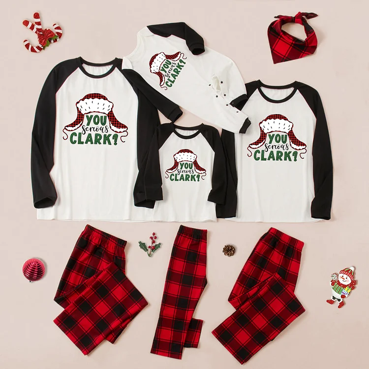 'You Serious Clark?' Buffalo Plaids Christmas Matching Pajamas Set For Family