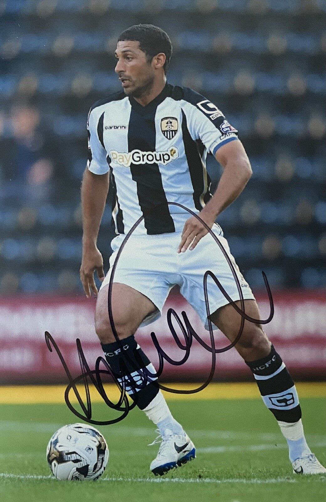 Hayden Mullins Genuine Hand Signed Notts County 6X4 Photo Poster painting