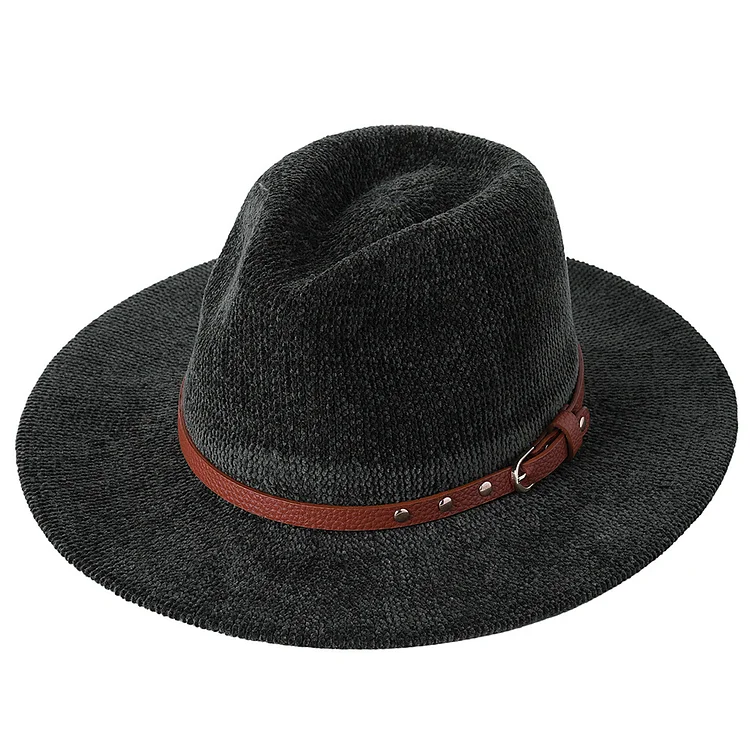 Betsy Knitted Fedora - Army Green