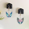 6Pcs DIY Diamond Painting Butterfly Keychain