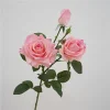 Real Touch Moisture 3 Stems Rose Luxe Artificial Flower