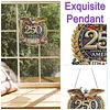 250th Anniversary of US Eagle DIY Acrylic Diamond Painting Hanging Kit Special Shape Crystal Rhinestone Art Pendants Single Side Drill for Adults Gift Home Wall Or Window Decor