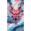 Dragon-11CT Stamped Cross Stitch 40*70cm/15.75*27.56in(Big Size)