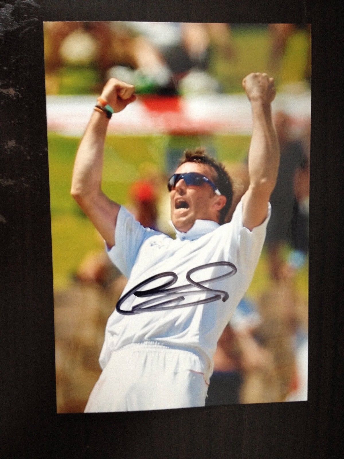 GRAEME SWANN - FORMER ENGLAND CRICKETER - SIGNED COLOUR Photo Poster painting