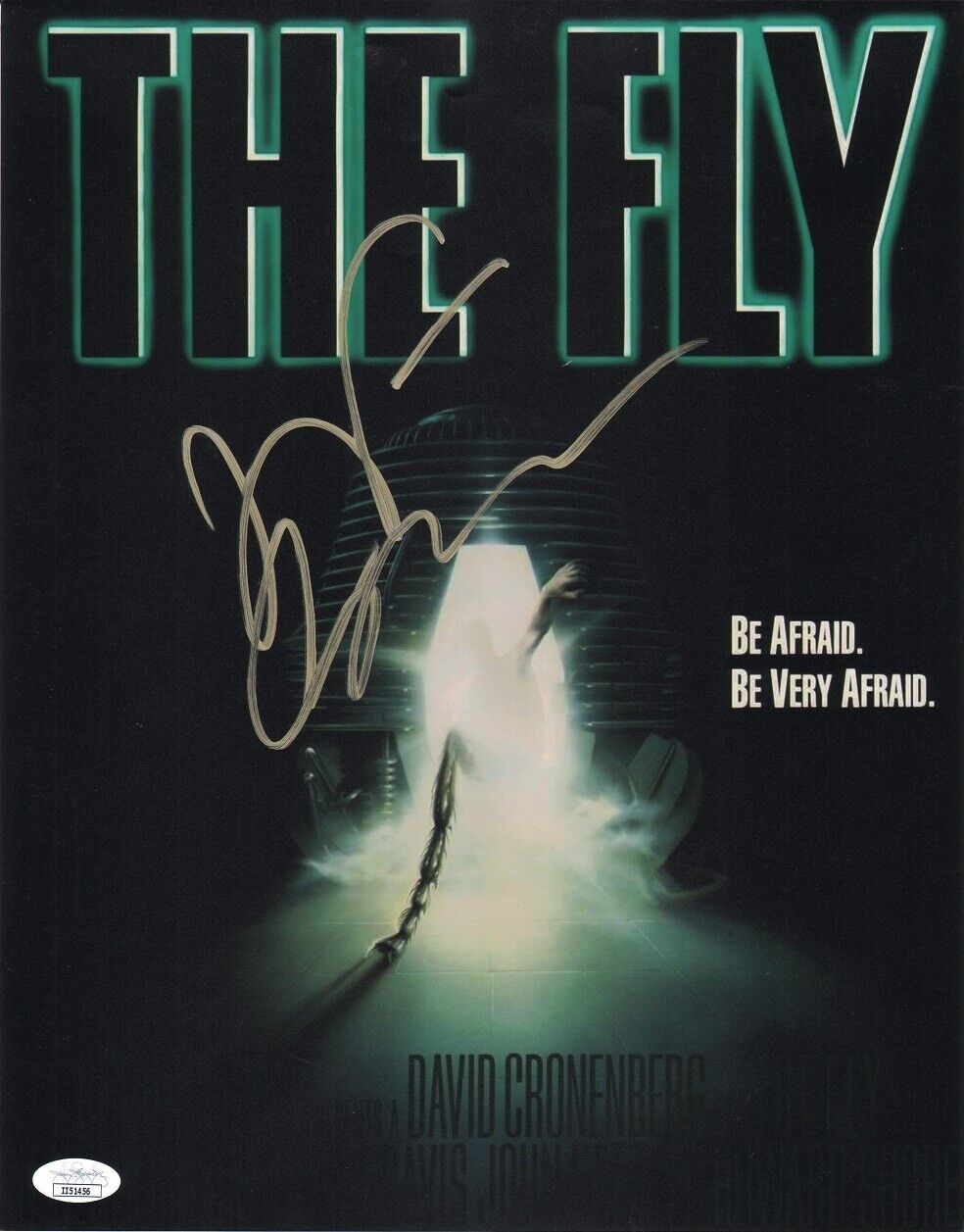 ~~ JEFF GOLDBLUM Authentic Hand-Signed THE FLY