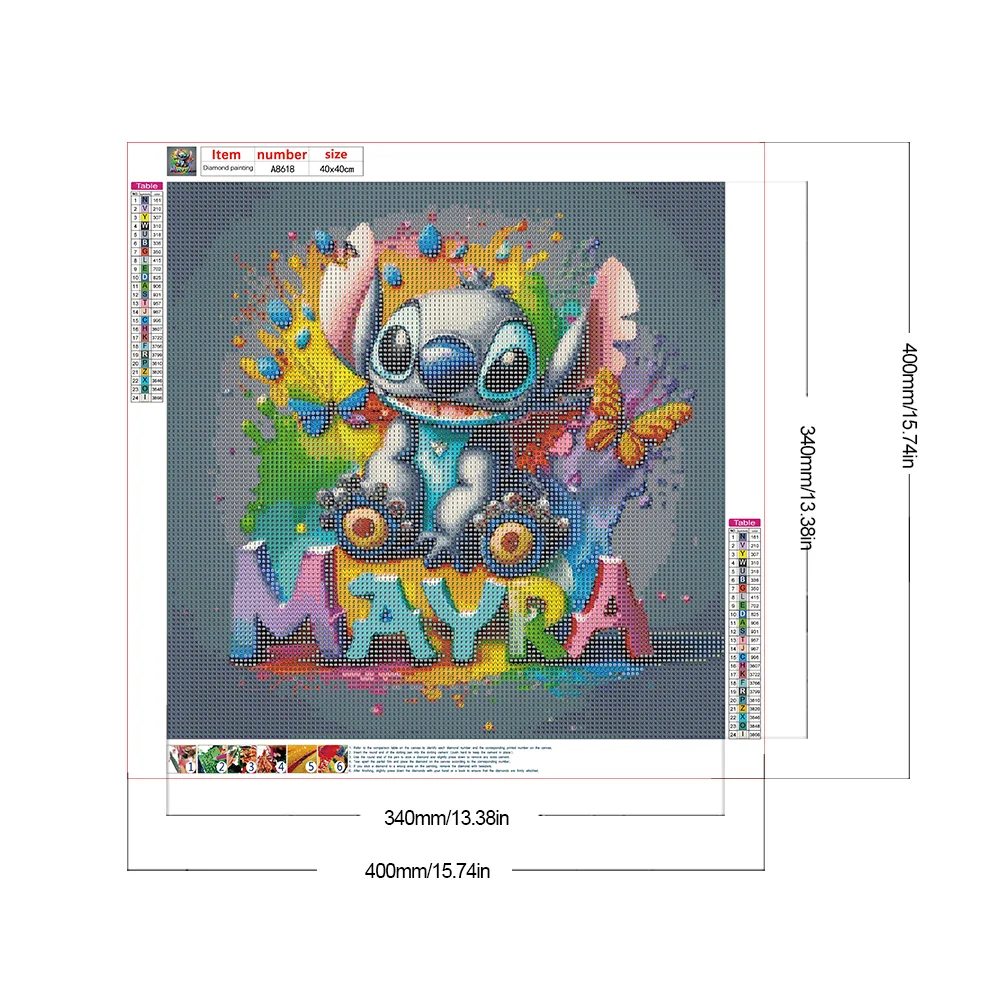 Full Round Diamond Painting 40*40cm - Happy Stitch