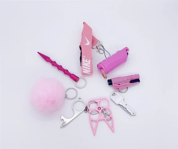 LOVE Lanyard 18-in-1 Self Defense Keychain. FREEBIE Super Stress Relief Cube for OCD