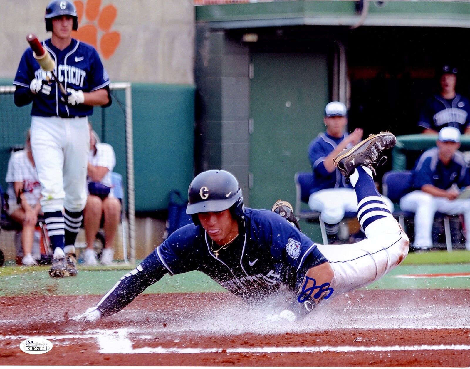 George Springer Signed 11x14 Glossy Rookie Photo Poster painting RC Auto JSA COA Astros UConn