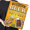Beer with Friends - Metal Tin Signs(8*12Inch/12*16Inch) - Bar