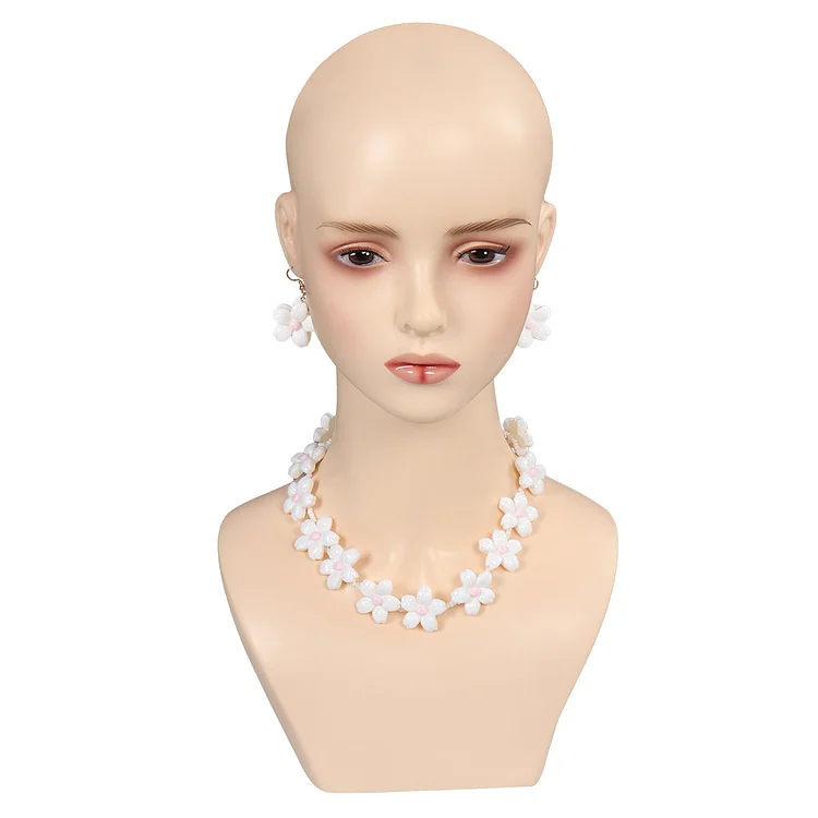 Barbie 2023 Barbie Flower Necklace Earrings Glasses Cosplay Accessories Props