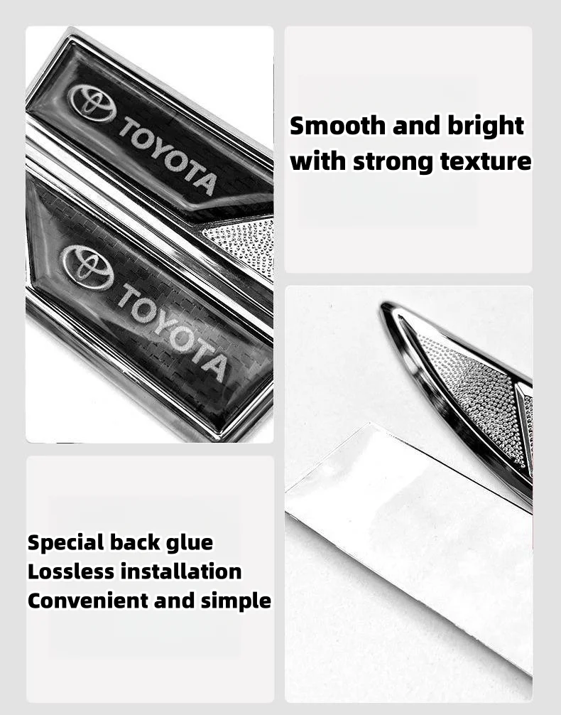 Car metal modification side label sticker