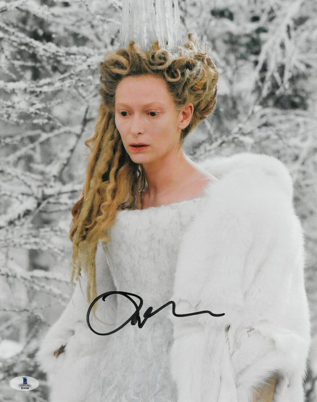 Tilda Swinton Signed Chronicles of Narnia Autographed 11x14 Photo Poster painting BECKETT#B10160