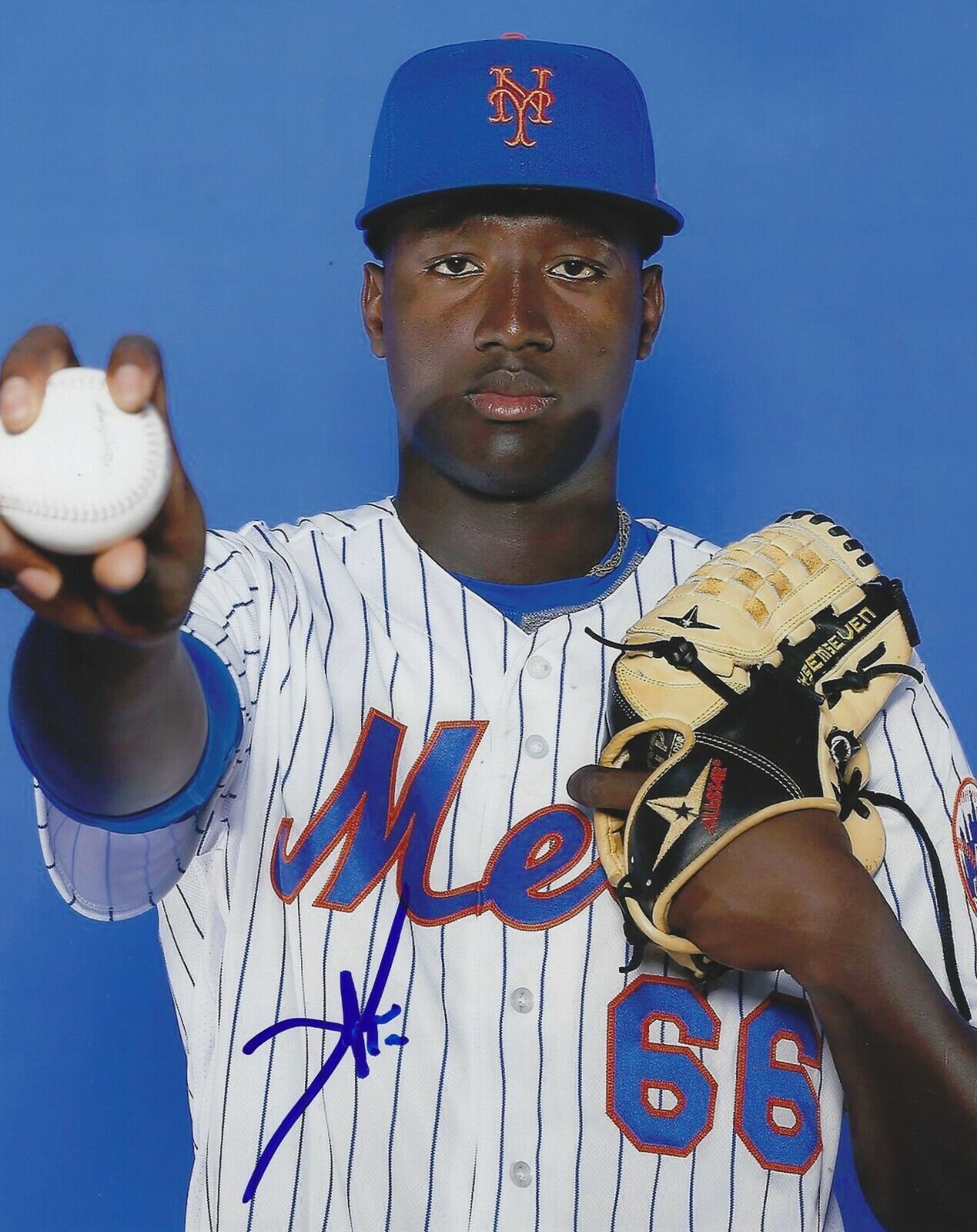 Autographed FRANKLYN KILOME New York Mets 8x10 Photo Poster painting- COA