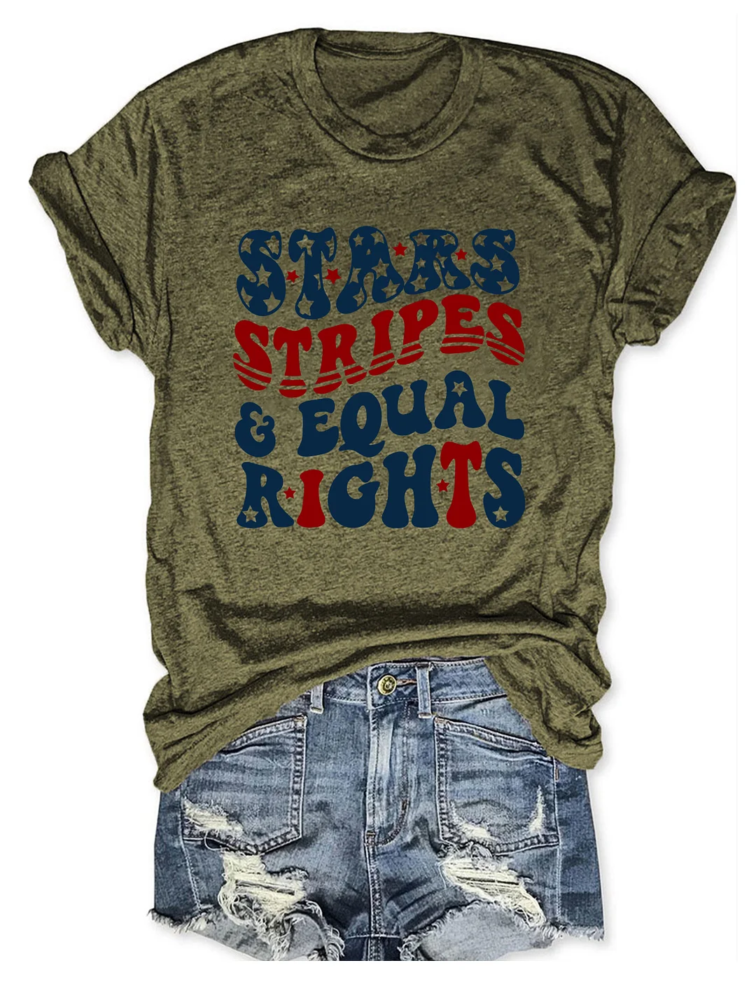 Stars Stripes And Equal Rights T-shirt